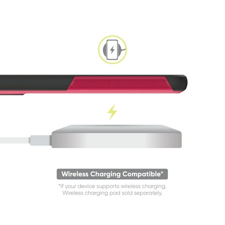 Onn Slim Rugged Phone Case for Moto G STYLUS Red