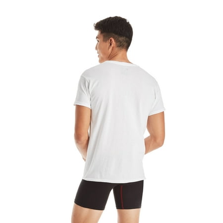 Men's S Hanes Super Value Pack White Crew T-Shirt Undershirts, 10 Pack