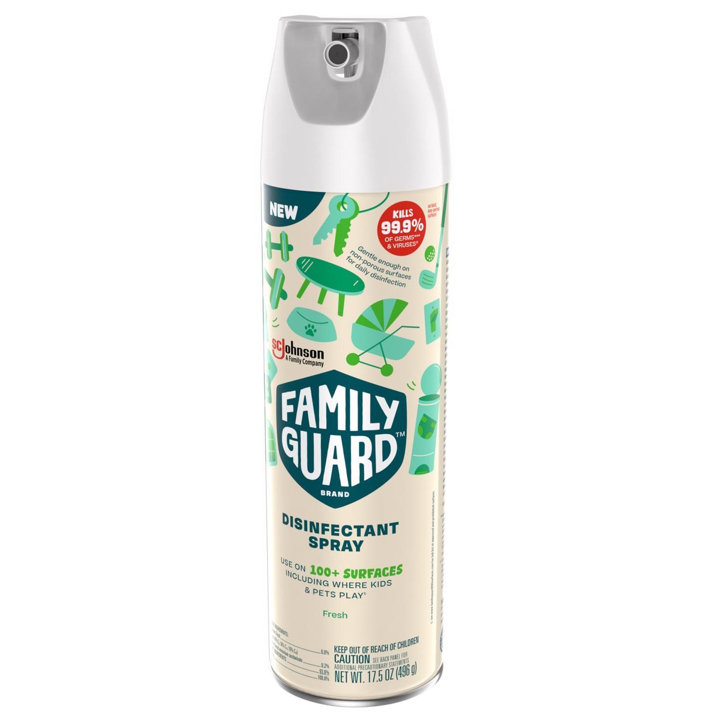 Family Guard Fresh Scent Disinfectant Spray 17.5 oz 1 pk