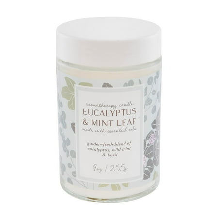 Aromatherapy Candle, Eucalyptus & Mint, 9 oz By Northern Lights