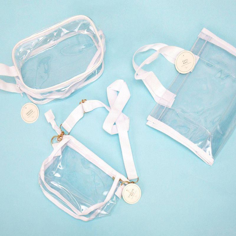 Horizon Group Clear White Plastic Stadium Bag