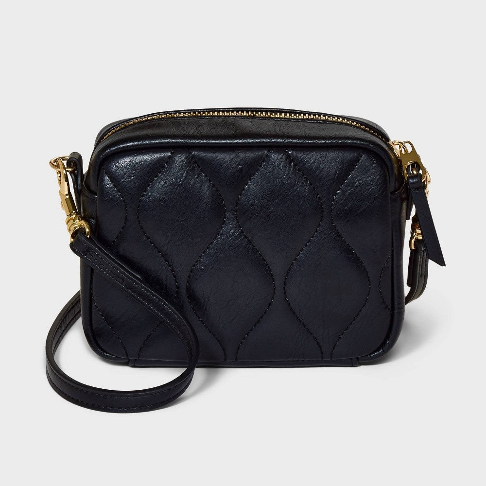 Mini Camera Crossbody Bag - Universal Thread Black