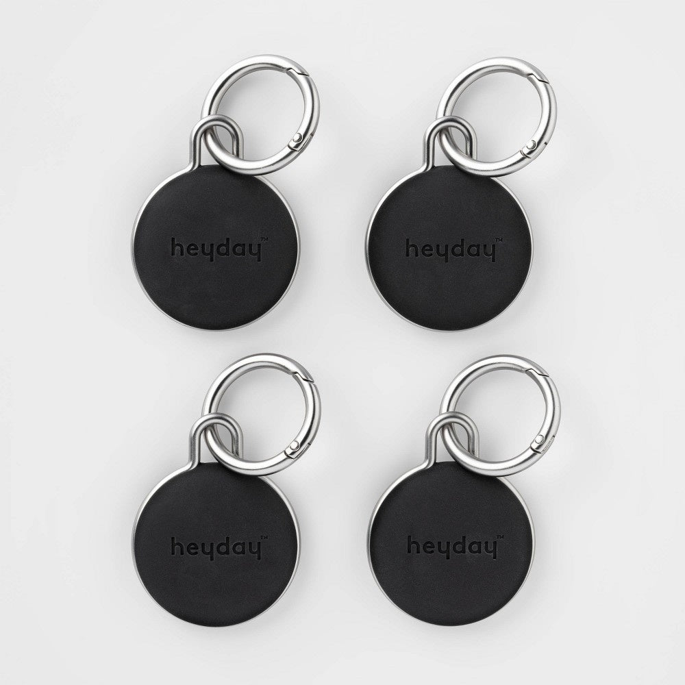 AirTag 4pk Silicone Keychain - Heyday™ Black