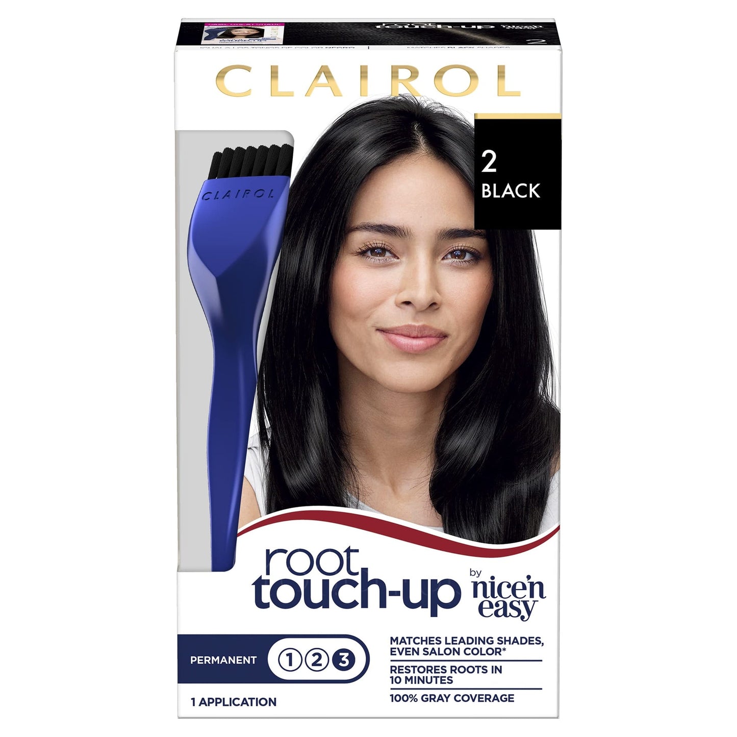 Clairol Root Touch-Up Permanent Color Creme, **MATCHES BLACK SHADES 2**