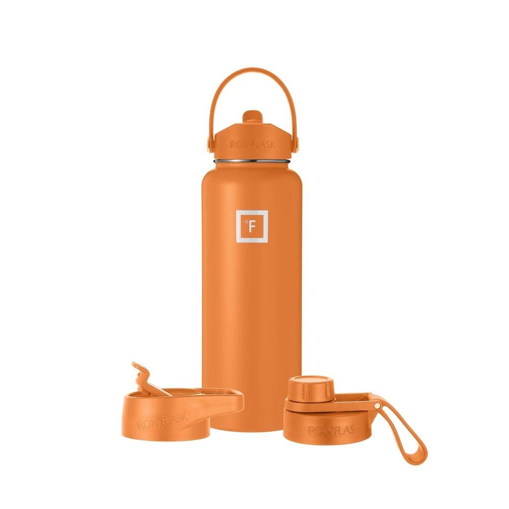Wide Mouth Bottle with Straw Apricot Crush Monochrome