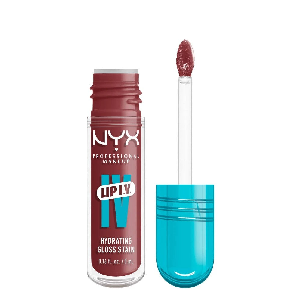 NYX Professional Makeup Lip IV Hydrating Lip Gloss Stain - Hydra Honey - 0.16 Fl Oz