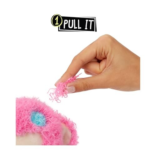 Fluffie Stuffiez Monkey Small Collectible Plush Surprise Reveal Unboxing with Huggable Fur Pulling Ultra Soft Fluff