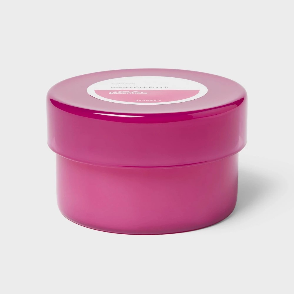 3-Wick Glass Jar Candle with Lid Passionfruit Punch 11.5oz