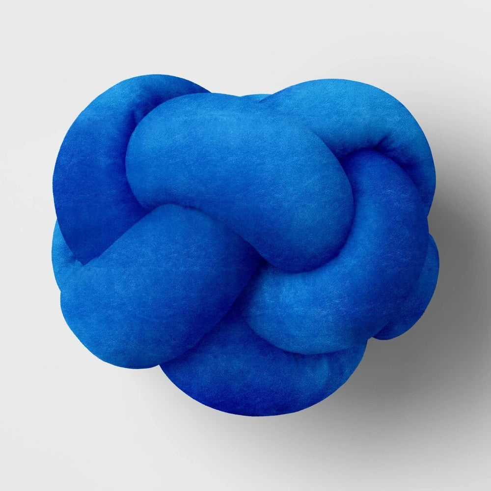 Shaped Knot Pillow Cobalt - Room Essentials