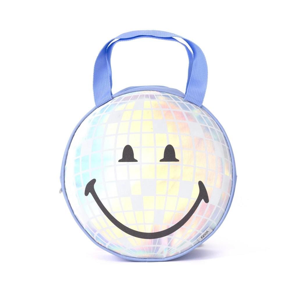 Yoobi SmileyWorld Round Disco Ball Lunch Tote - Blue