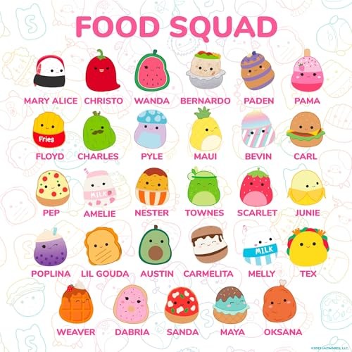 Squishmallows Original Squishy Stickers, Sticker Book, Stickers for Kids, Scrapbook Stickers, Stickers for Journaling, Laptop Stickers, Journal Sticke