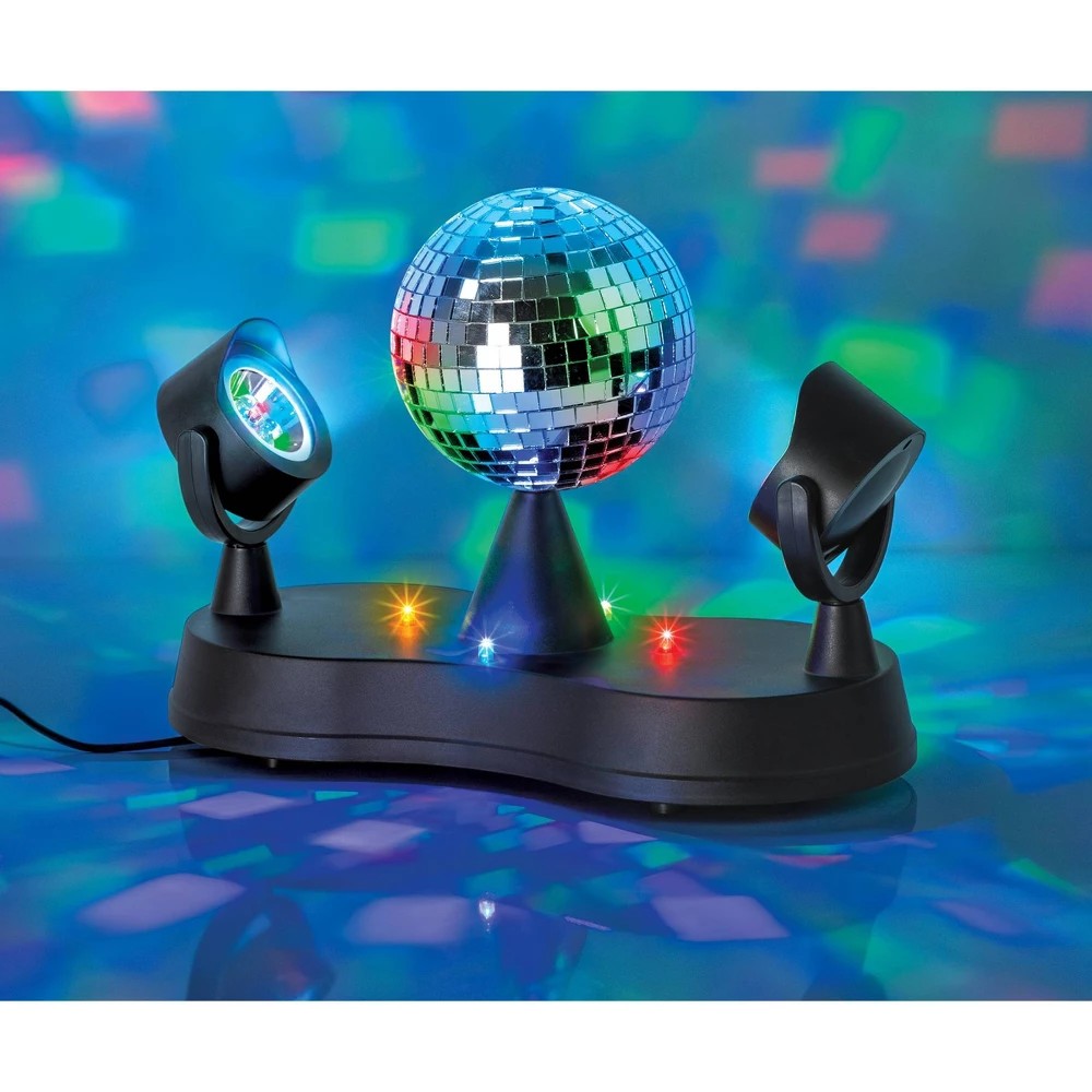 West & Arrow Rotating Disco Ball Party Projector USB Powered