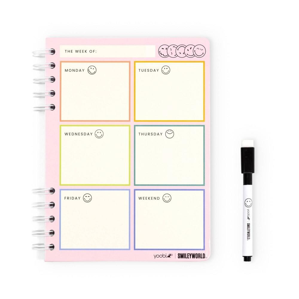 Yoobi SmileyWorld Erasable Cover Notebook