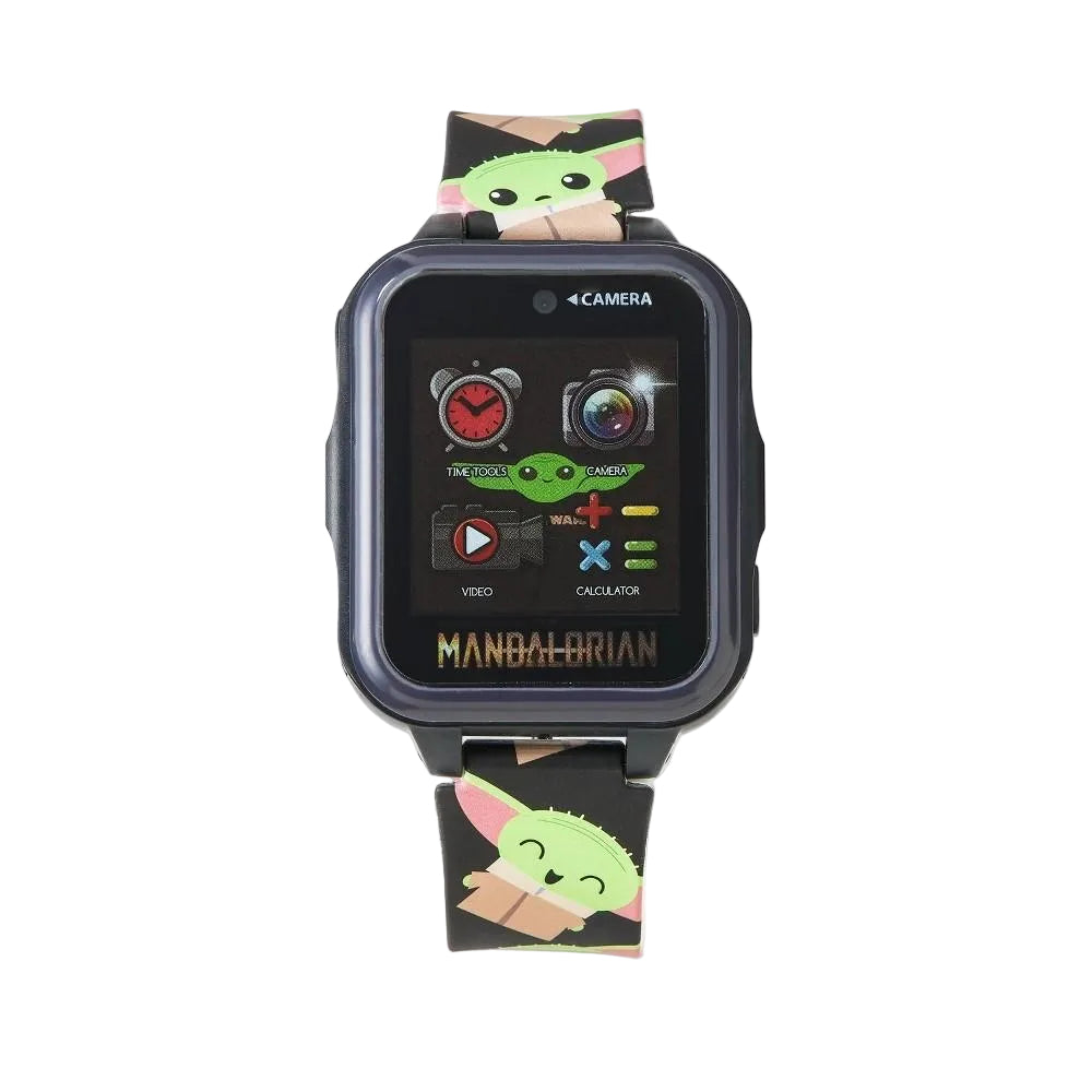 Boys' Mandalorian Light Up Smartwatch Black/Green