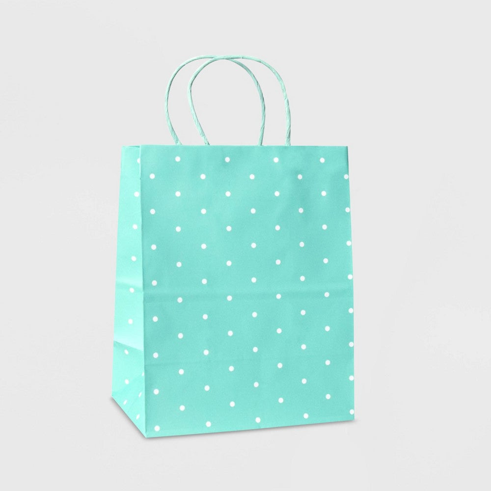 Small Dot Print Bag Mint