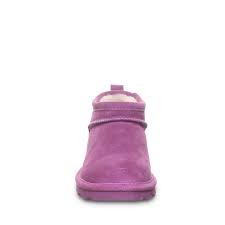 Women's 11 Bearpaw Super Shorty Suede Winter Boots Hypnotic Violet
