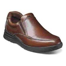 Men's 13 XWide Nunn Bush Cam Moc Toe Casual Slip On Shoes Cognac Tumble