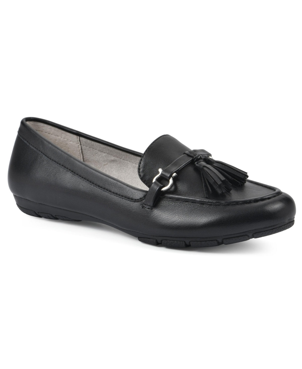 Women's 8 W Cliffs By White Mountain Gush Flats Black