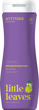 ATTITUDE Little Leaves, Shampoo & Body Wash, Vanilla & Pear, 16 fl oz (473 ml)