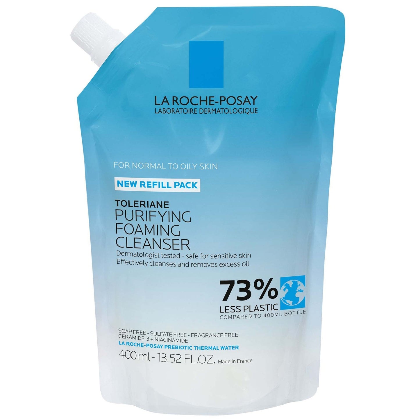 La Roche-Posay Toleriane Purifying Foaming Facial Cleanser, 13.52 fl oz