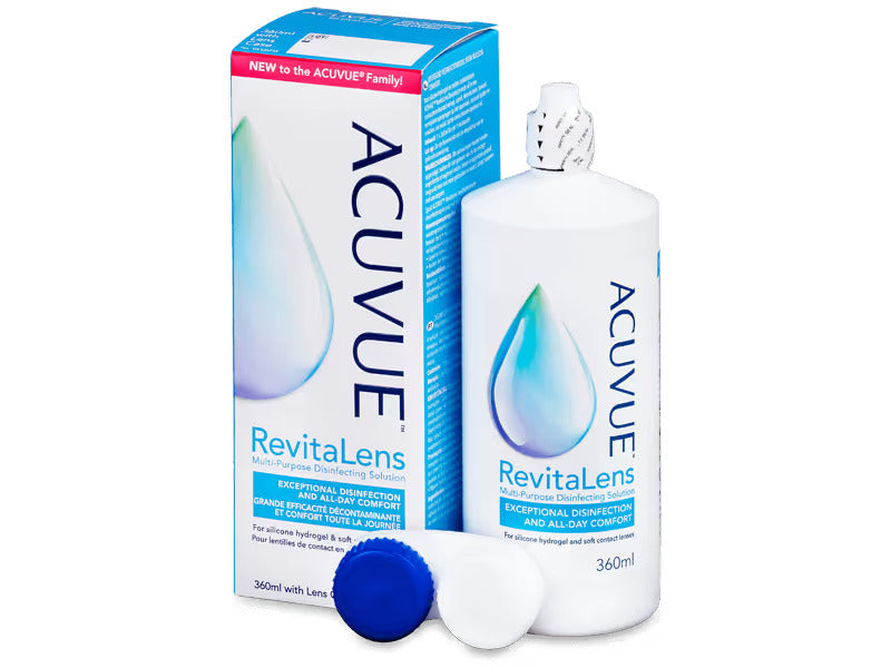 ACUVUE RevitaLens Multi-Purpose Disinfecting Solution 360ml *Damaged Packaging* *Exp 12-05-25*