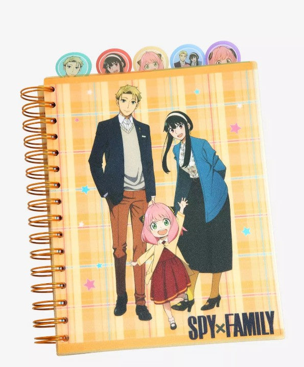 Spy X Family Forger Family Portrait Tab Journal Tabbed Notebook - Great Eastern Entertainment 150 Sheets