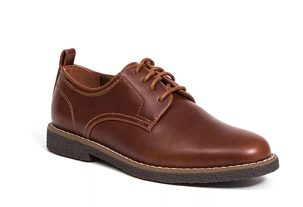 Boys' 1 Deer Stags Zander Dress Shoes Brown *Damaged Box*