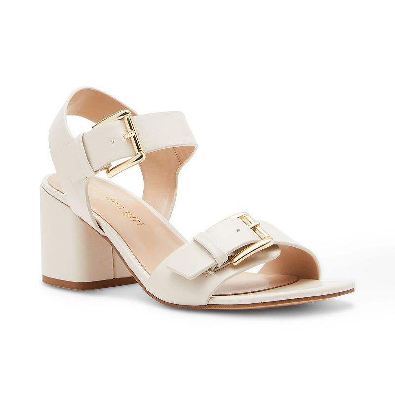 Women's 5 M Madden Girl Almaa Shoes - Bone Paris *Damaged Box Missing Lid*