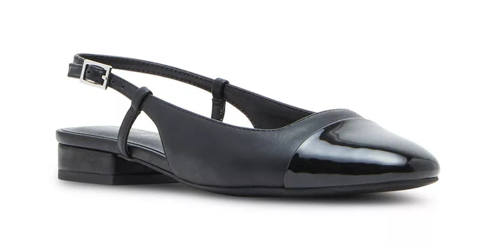 Women's 5M - Madden Girl Cameeo Sling Back Shoes - Black *Damaged Box*