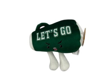 Gigglescape Plush Lets Go Megaphone Green & White Team Colors