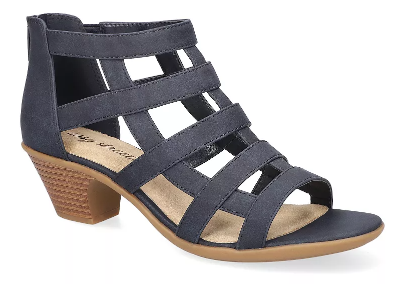 Women's 9.5 - Easy Street Marg Gladiator Sandals - Navy *Damaged Box*