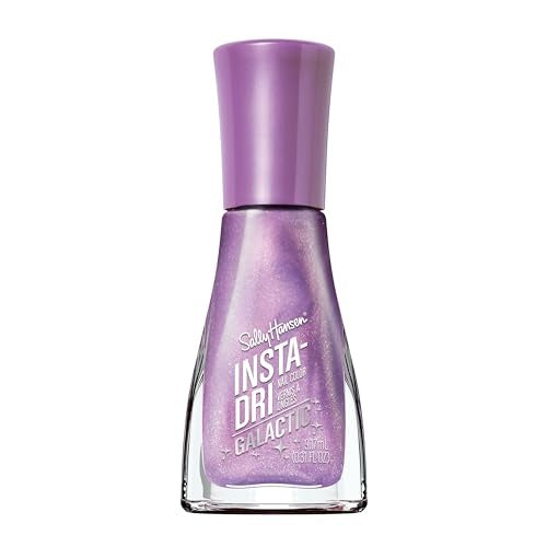 Sally Hansen Insta-Dri Galactic, Inter-Stellar, Quick Dry, Long Lasting, Streak-Free Shine, Metallic Pink Nail Polish