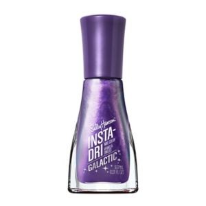 Sally Hansen Insta-Dri Galactic, Planet Purple, Quick Dry, Long Lasting, Streak-Free Shine, Metallic Purple Nail Polish