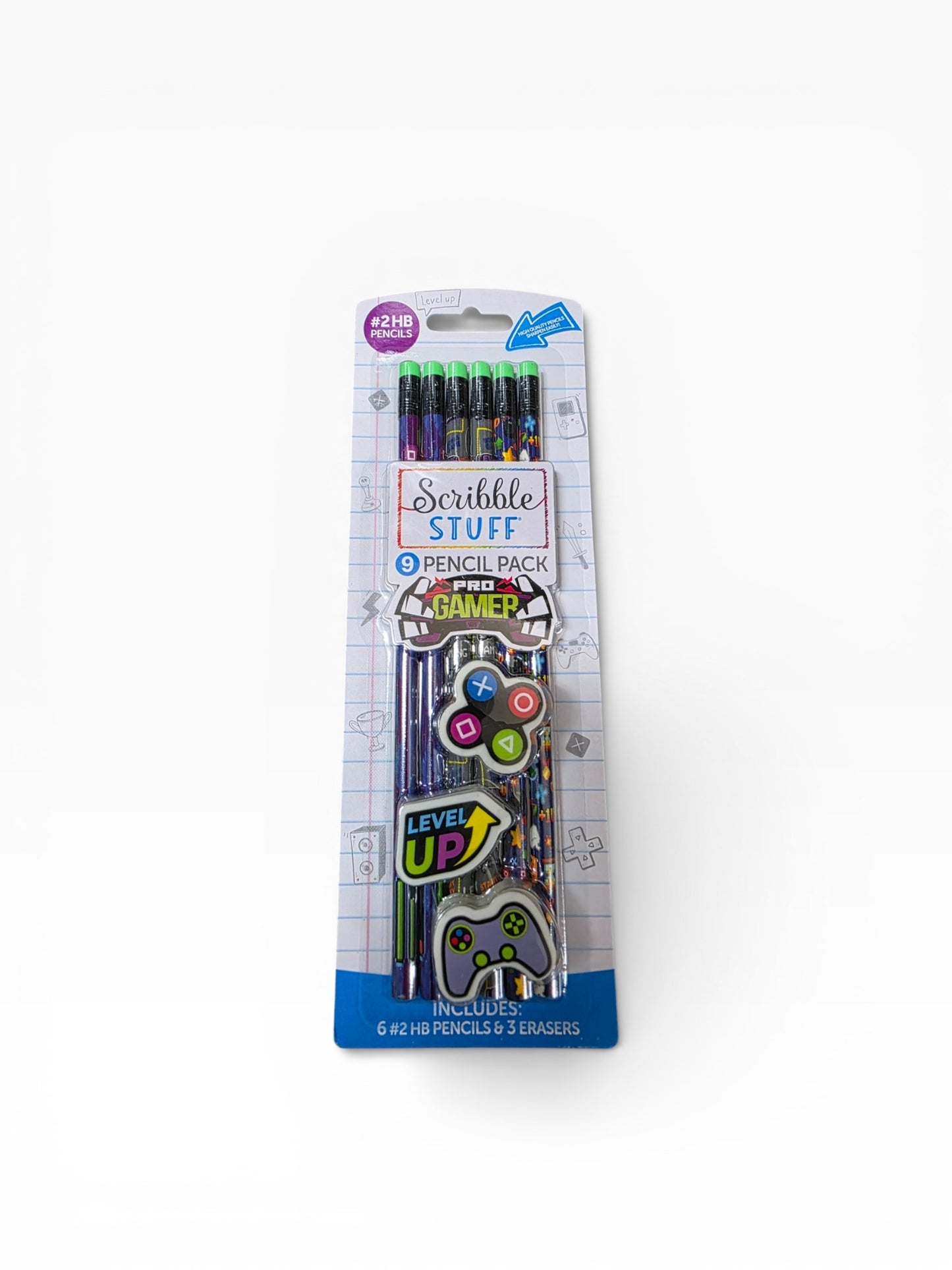 Scribble Stuff 9 Pencil Pack - Pro Gamer