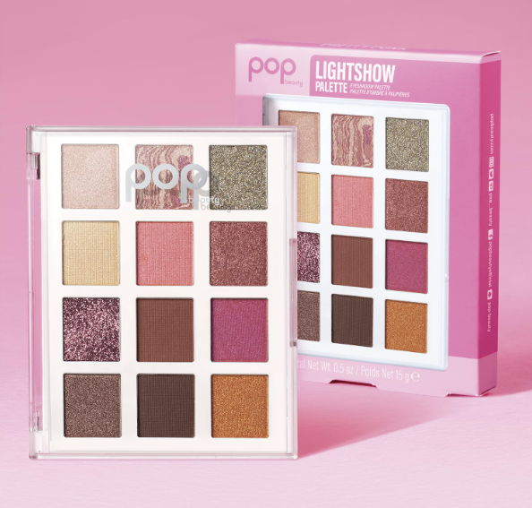Pop Beauty - Lightshow Palette - 12 Eyeshadows Pretty Punk