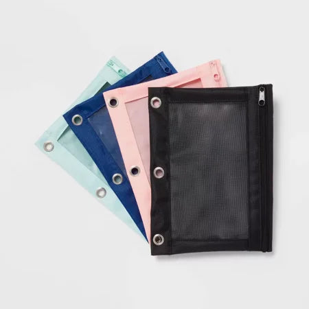 Mesh Binder Pencil Pouch - up&up