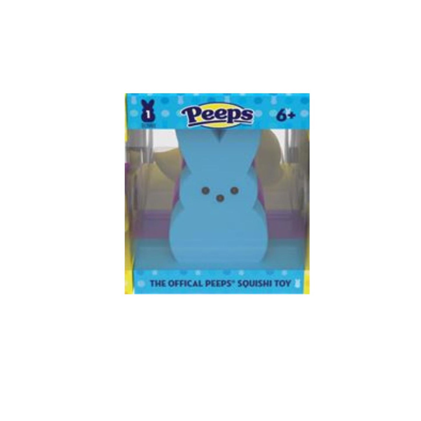Peeps Squishy Bunny 1 ct *Colors May Vary* *Color Chosen at Random* *Damaged Box*
