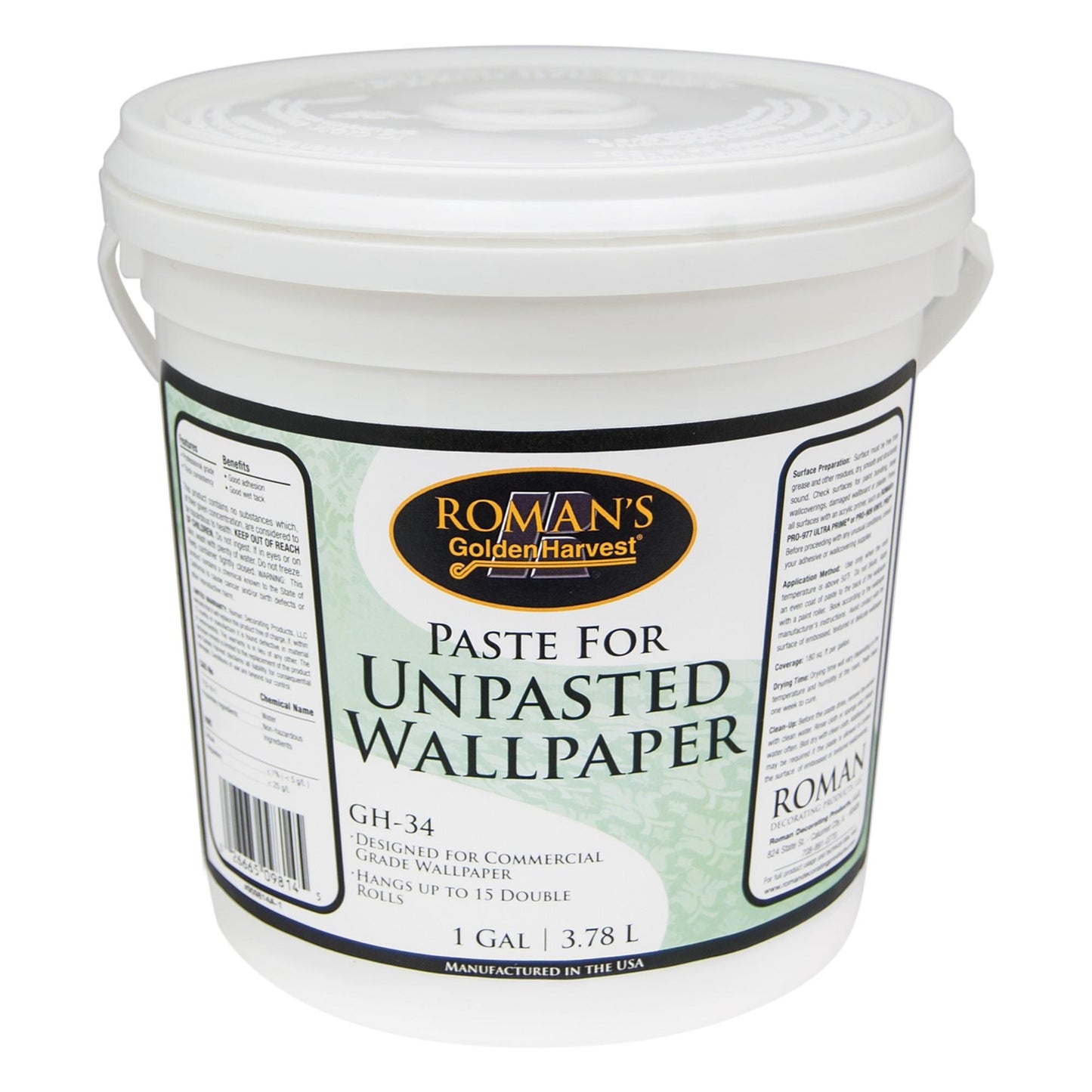 GH-34 1 gal. Paste for Unpasted Wallpaper