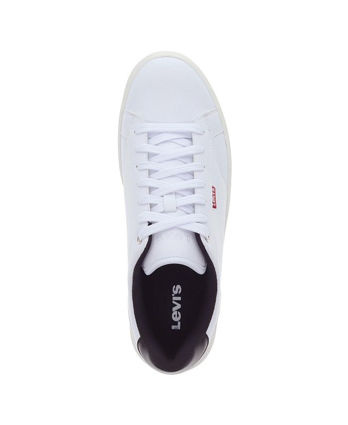 Men's 10.5 M Levi's Carter Casual Athletic Sneakers - White *Damaged Box*