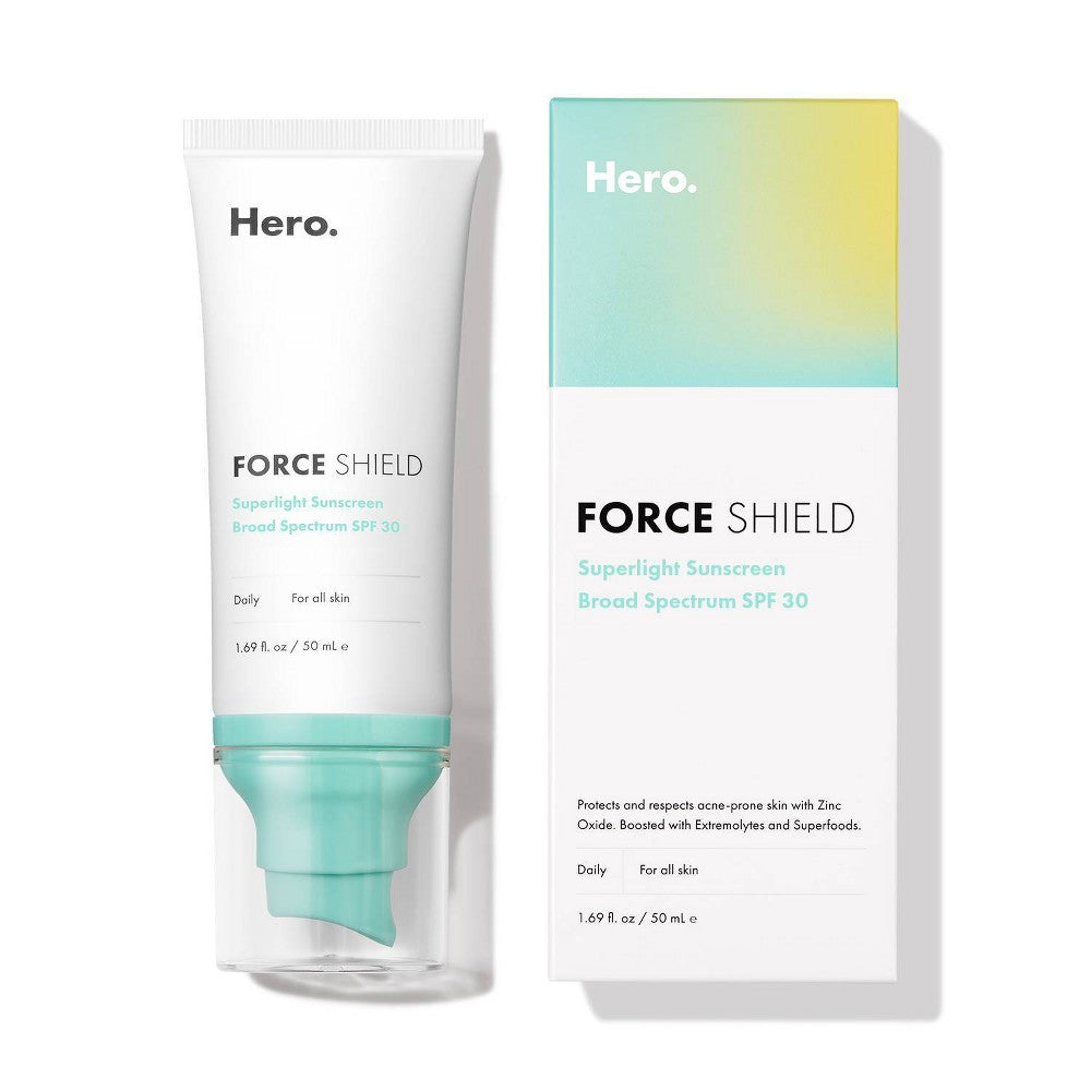 Hero Cosmetics Force Shield Superlight Sunscreen SPF30 50ml **EXP 10/2025**