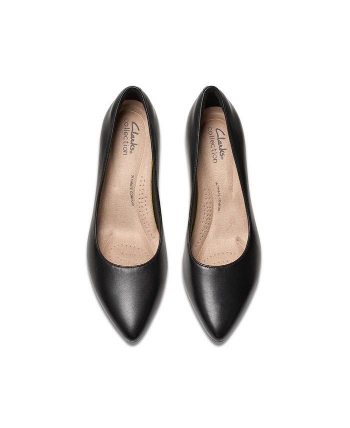 Women's 6.5 M Clarks Collection Kepley Vine Pumps - Black