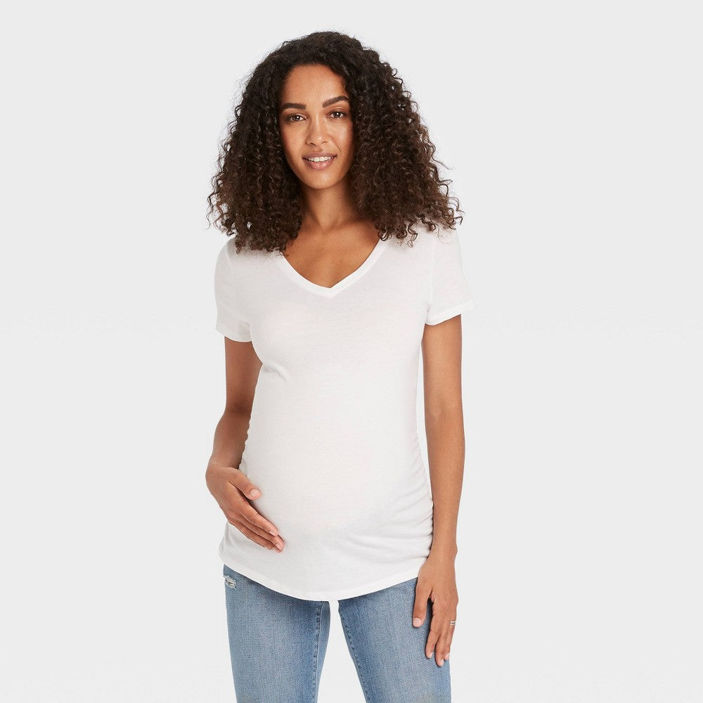 3pk Bundle Maternity Top Size L - Isabel Maternity by Ingrid & Isabel Black : Tank, T-Shirt, Long Sleeve