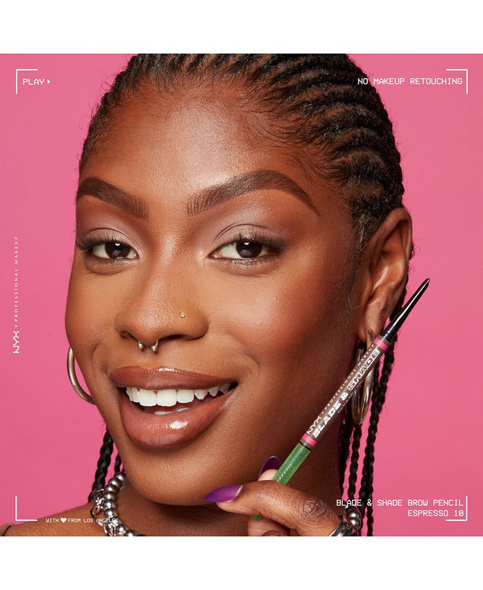 NYX Professional Makeup Blade & Shade Brow Pencil - Espresso *Damaged Box*