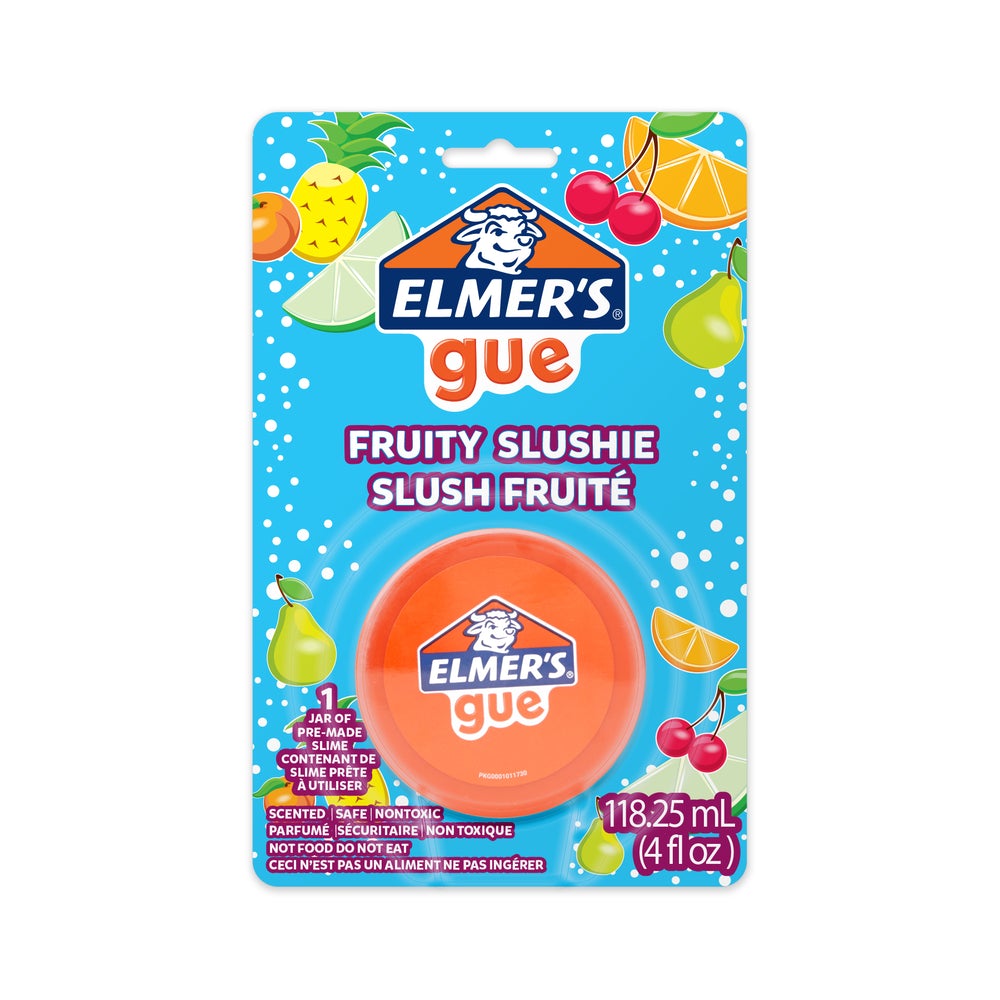 Elmer's Gue Premade Slime Fruity Slushie Crunchy Slime Scented 1ct