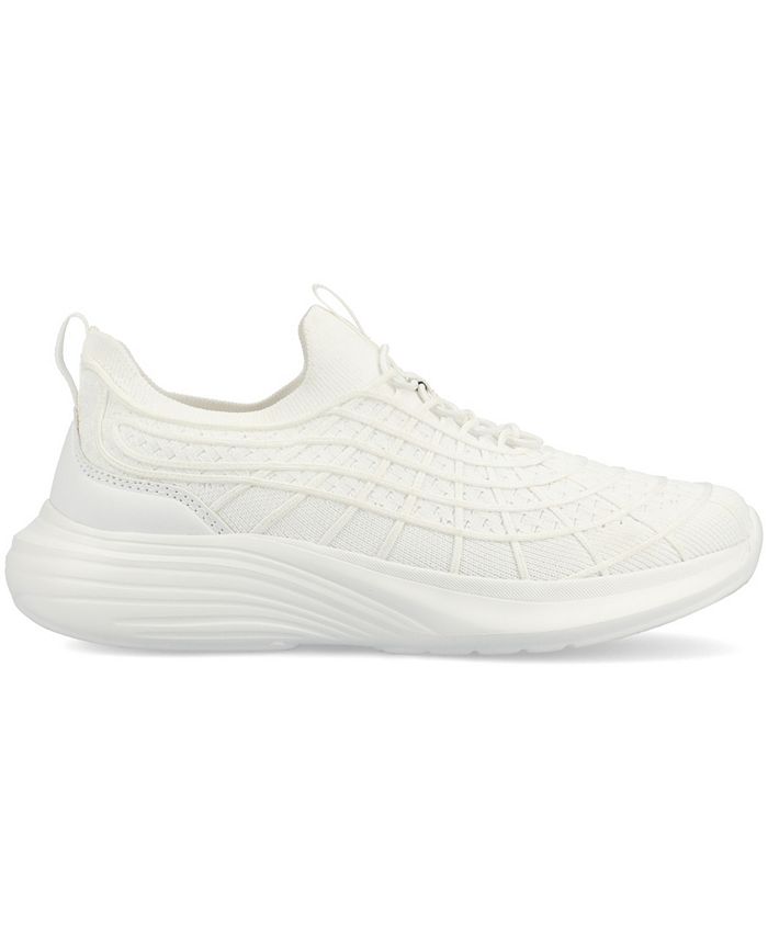 Women's 7.5 M Journee Collection Dasha Slip On Sneakers - White