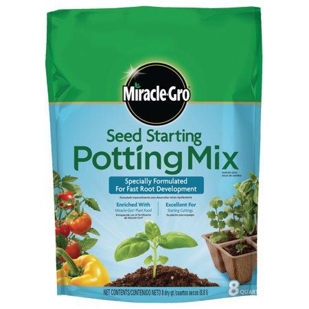 Miracle Grow Seed Starting Potting Mix 8qt