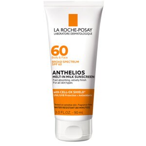 La Roche-Posay Anthelios Melt-In Milk Sunscreen Lotion, SPF 60, 3 oz **04/2028**