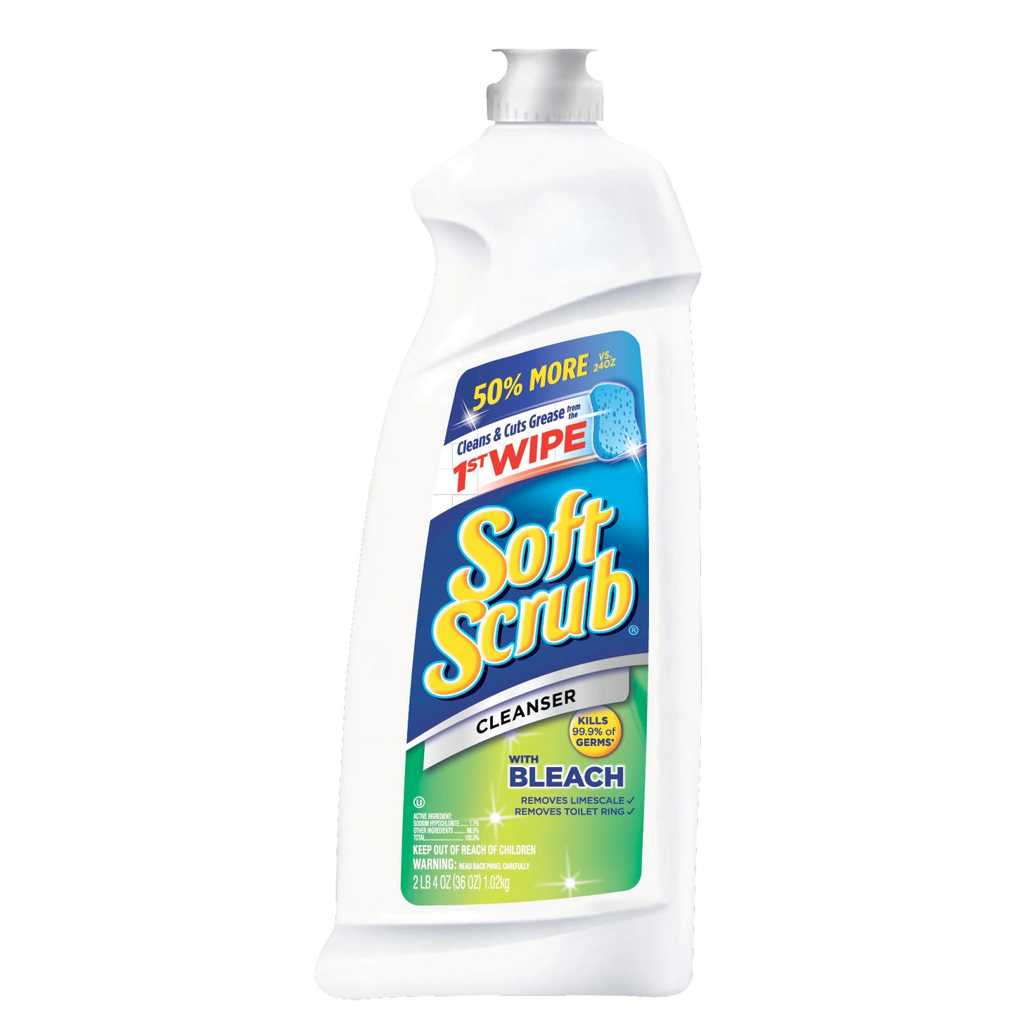 Soft Scrub Cleanser with Bleach 36 oz