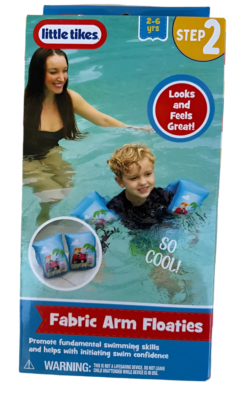 PoolCandy Little Tikes Beach Blue Fabric Arm Floaties