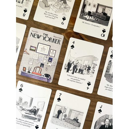 New York Puzzle Company Business and Office Cartoons Playing Cards Single Standard Deck